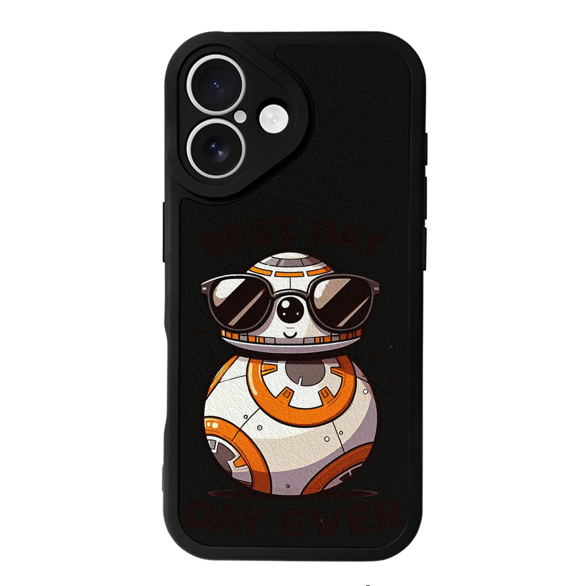 （画像用） スター・ウォーズ Star Wars 【iPhone 16シリーズ対応】シリコンスマホケース（レザー調） 材質：シリコン